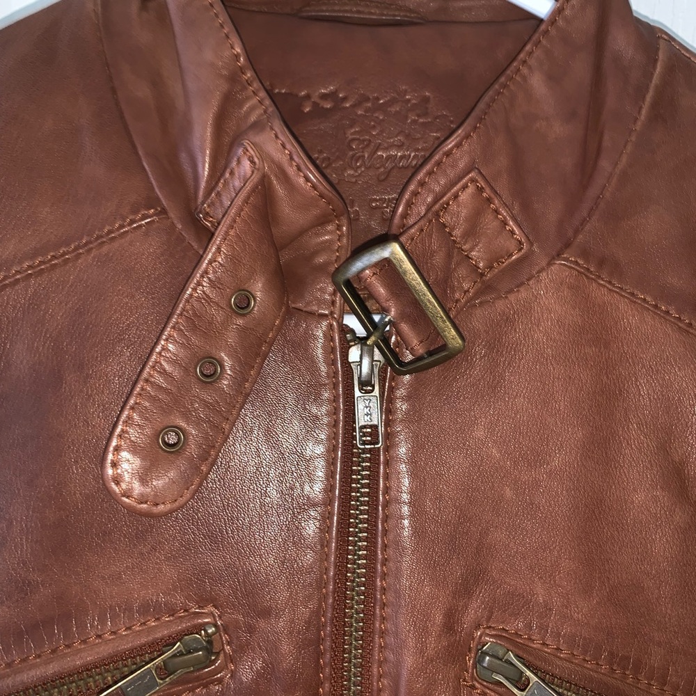 💯 leather jacket - Picture 3 of 5